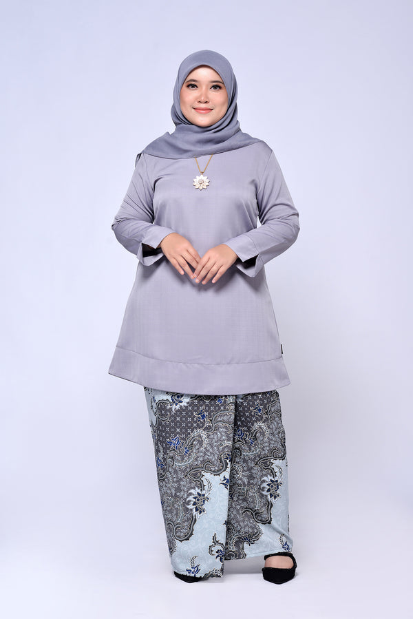 BAJU PAHANG (TOP ONLY) - GREY