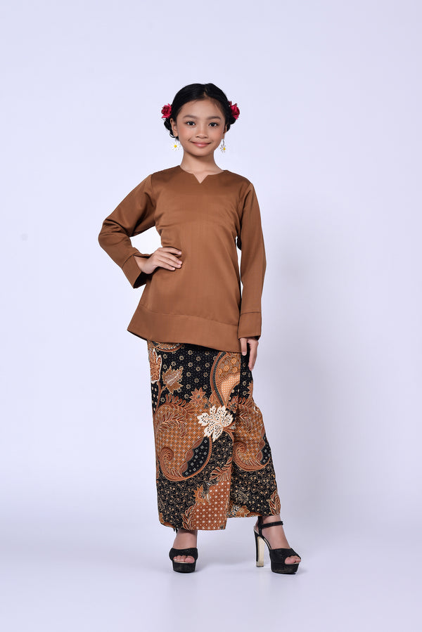 BUDAK KEDAH BATIK (SET) - COFFEE