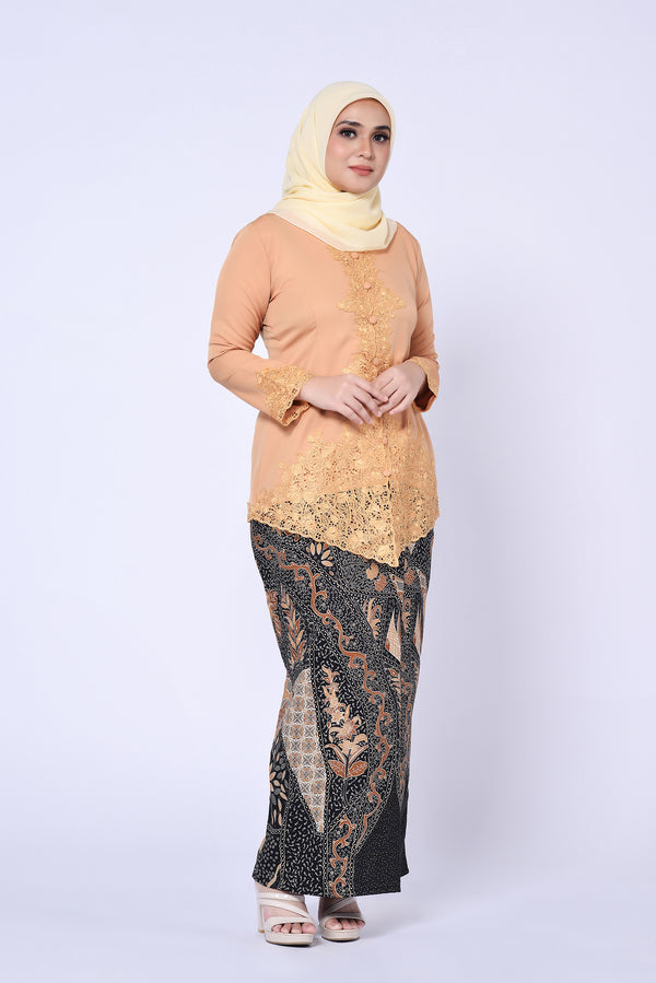 KEBAYA SULAM PLAIN 3.0 (TOP ONLY) - GOLD