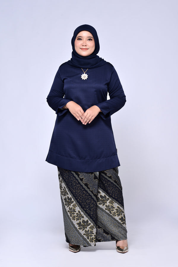 BAJU PAHANG (TOP ONLY) - NAVY BLUE A