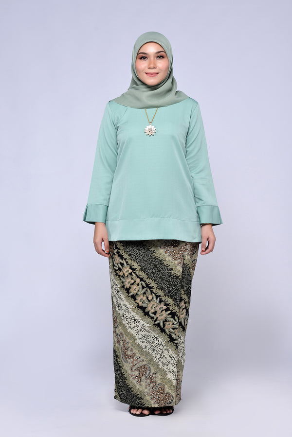 BAJU KEDAH (TOP ONLY) - SAGE GREEN