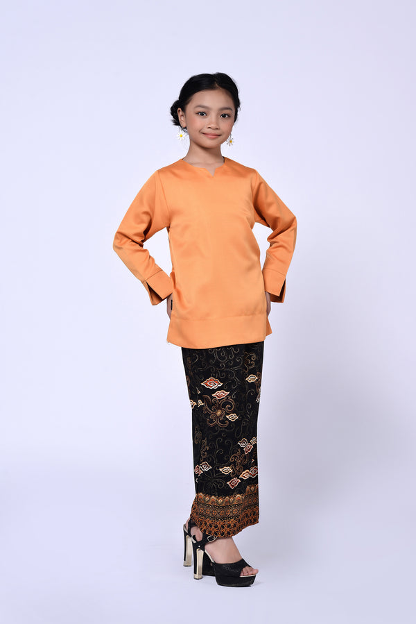 BUDAK KEDAH BATIK (SET) - MUSTARD