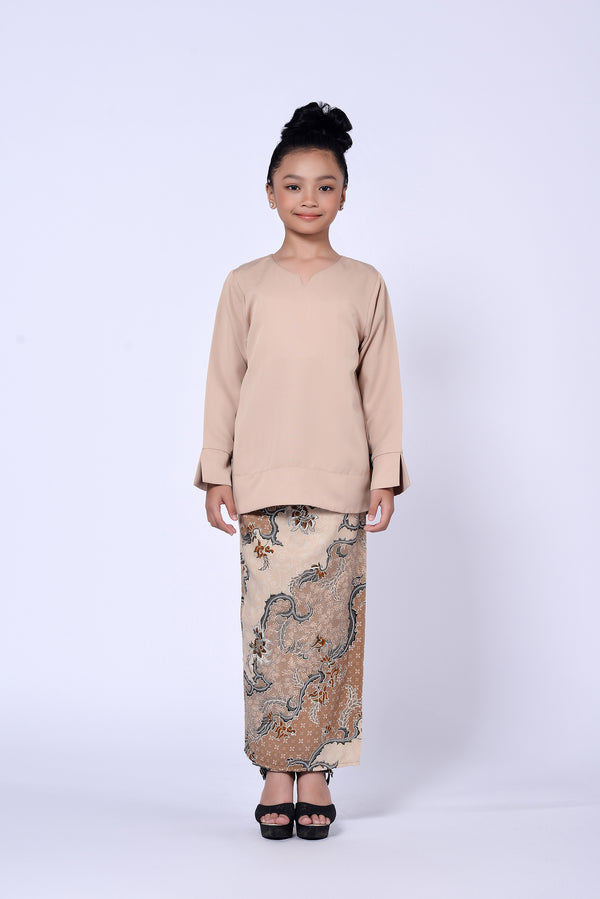 BUDAK KEDAH BATIK (SET) - CHAMPAGNE A