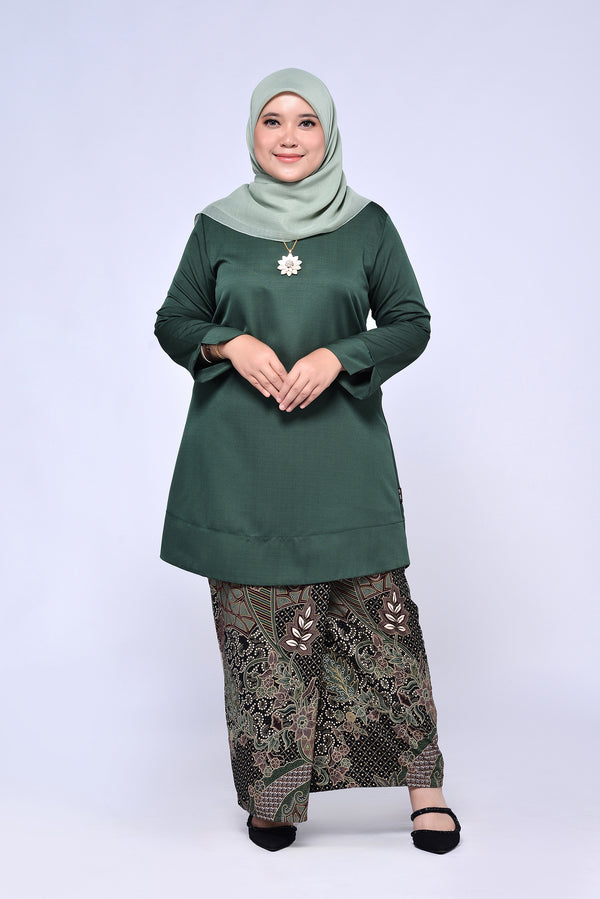 BAJU PAHANG (TOP ONLY) - EMERALD GREEN