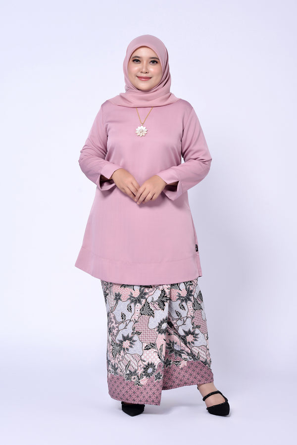 BAJU PAHANG (TOP ONLY) - DOVE PINK B