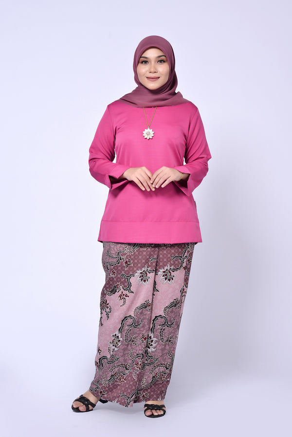 BAJU KEDAH (TOP ONLY) - MAGENTA