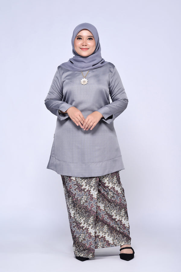 BAJU PAHANG (TOP ONLY) - DARK GREY